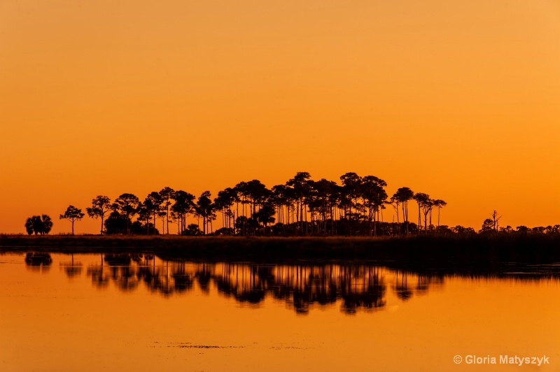 Sunset Afterglow - St Marks NWR Florida