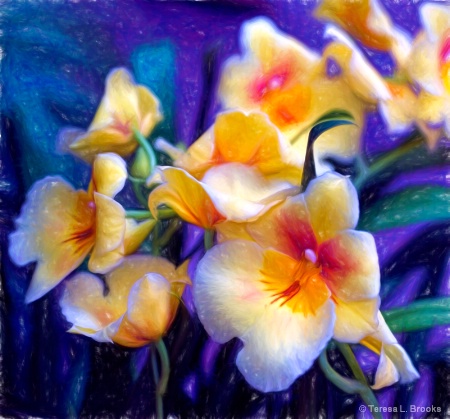 Painterly Orchids