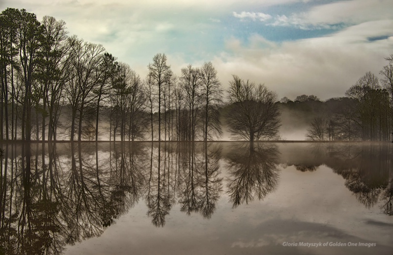 Foggy Lake in Georgia
