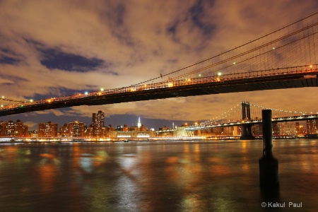 Brooklyn bridge & Manhattan bridge