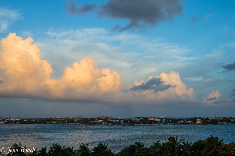 Sunrise over Cancun
