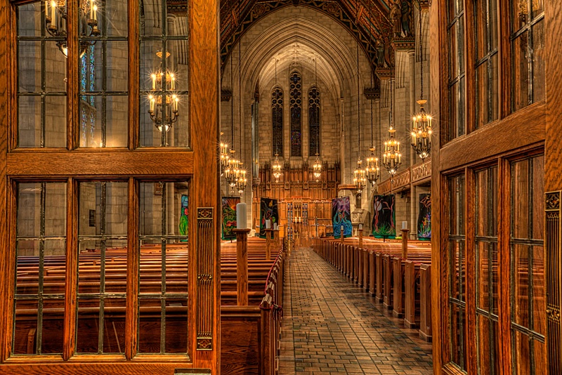 Door to 4th Presbyterian Church