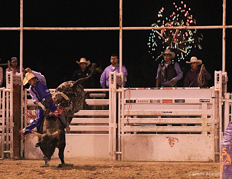 Bull Riding and Fireworks