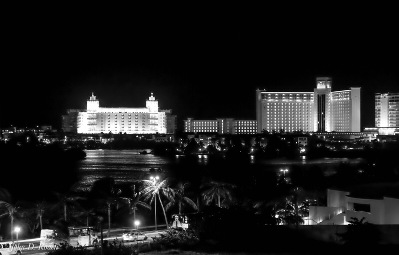 Cancun Hotel Zone at Night