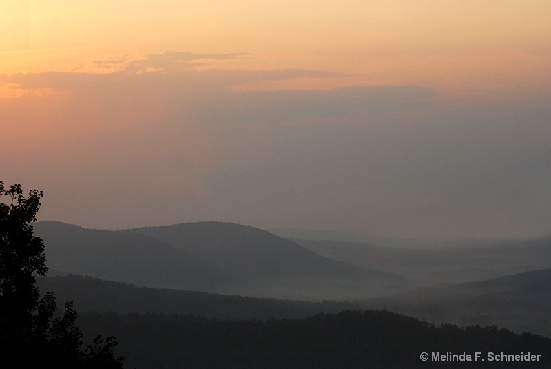 Sunset Mountain View