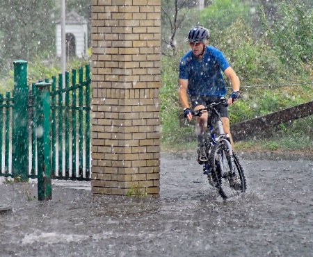 Caught In The Hail Storm