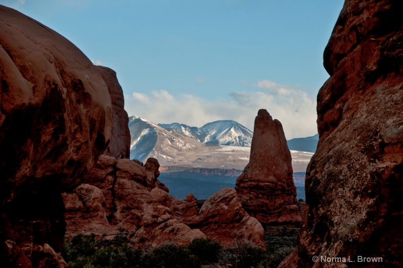 Arches and Mtns., Arches NP
