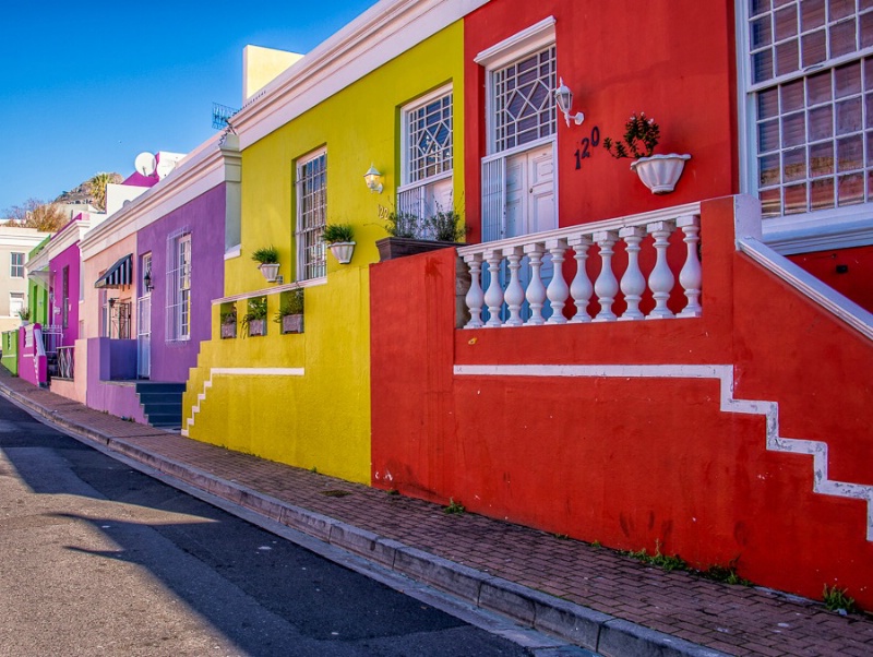 Colorful Row Houses