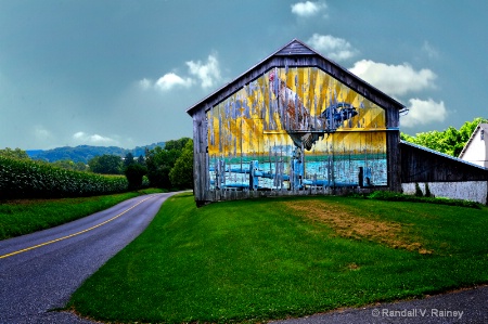 Painted Barn In Lancaster County
