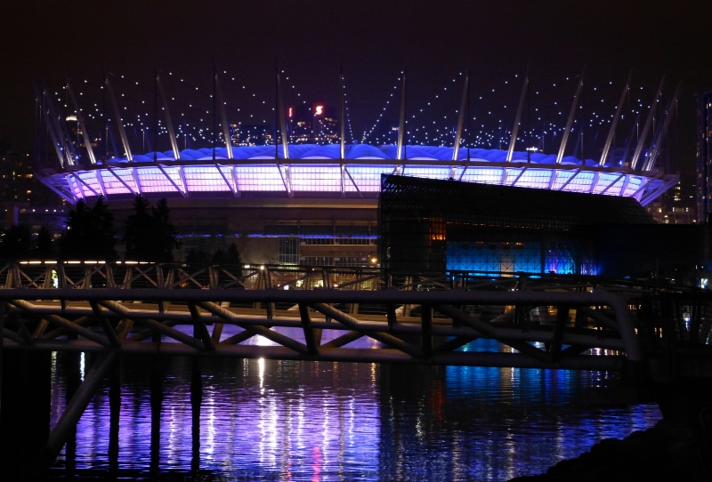 Stadium @ night, Vancouver BC