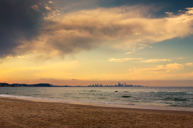 Gold Coast City In The Horizon