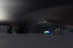 Mt Hood at night