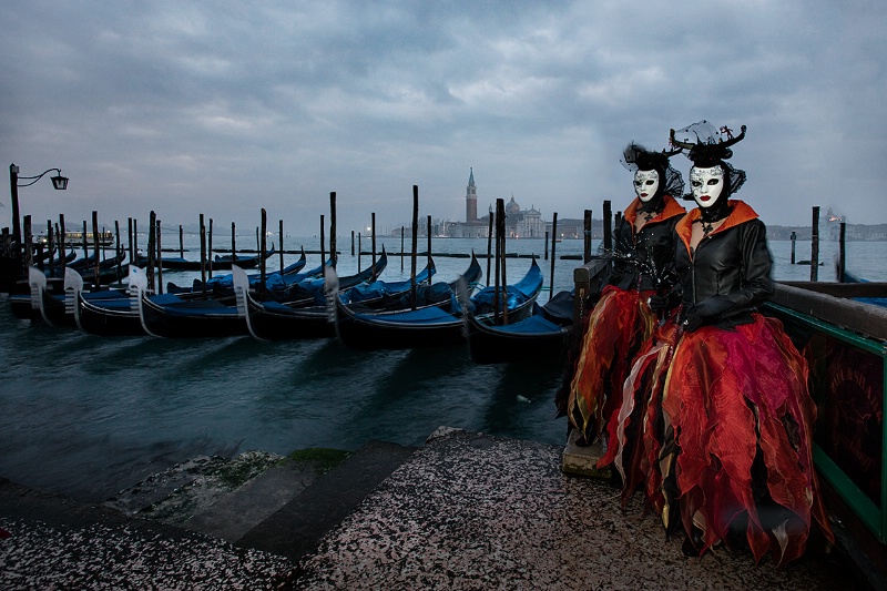 Venice Morning During Carnevale