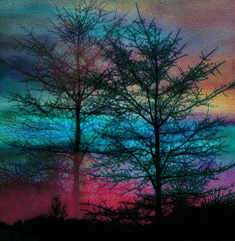 Tie-Dyed Trees
