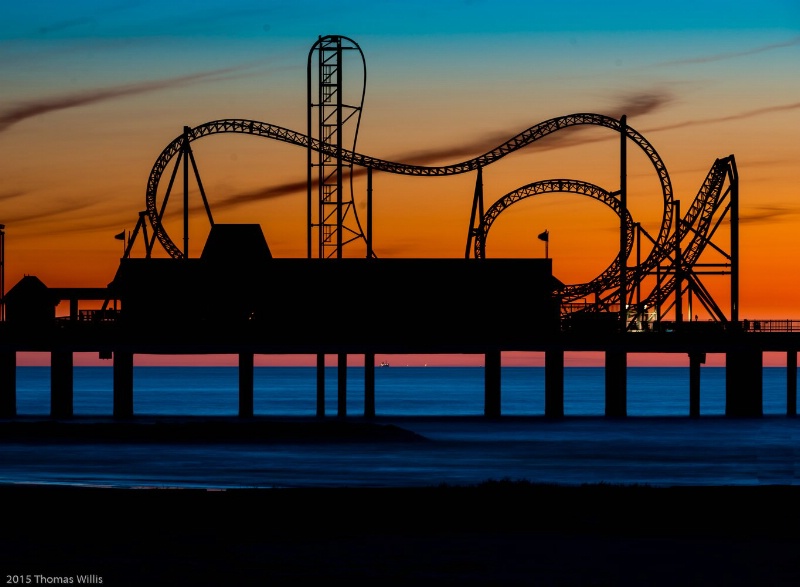 Roller Coaster, Galveston, Tx