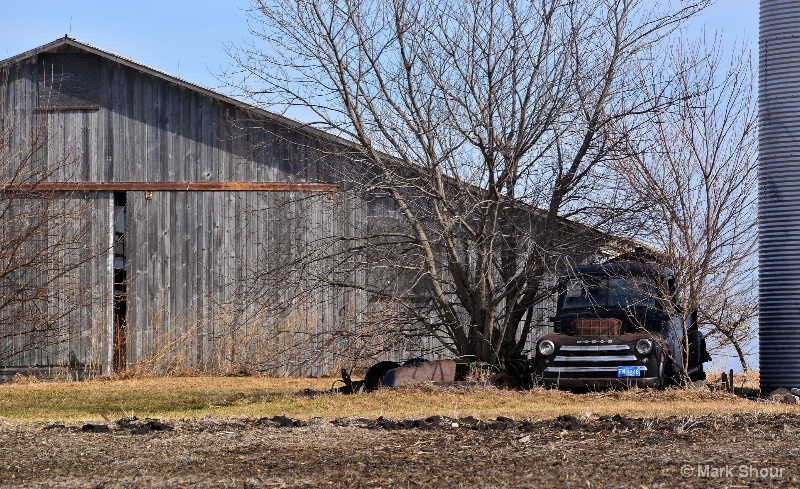 Sheltered Old Dodge Farm Truck