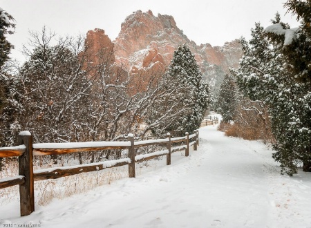 Snowy Day at Garden of the Gods