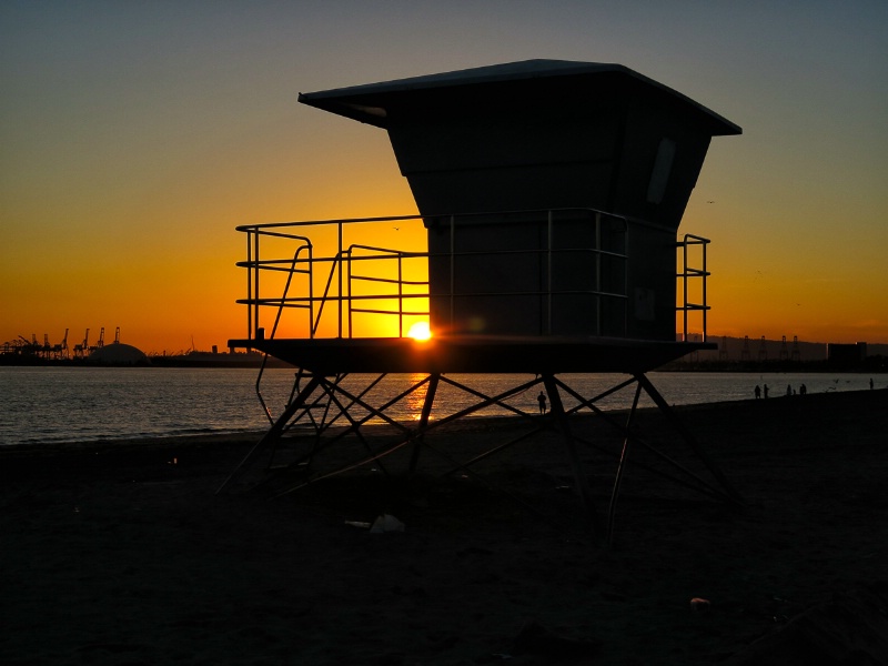 winter Sunset, Long Beach