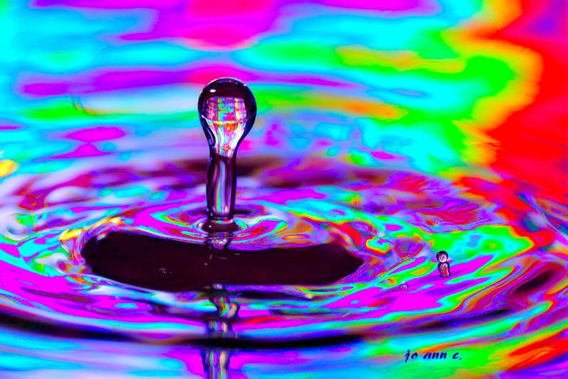 Water Drops in Living Color!