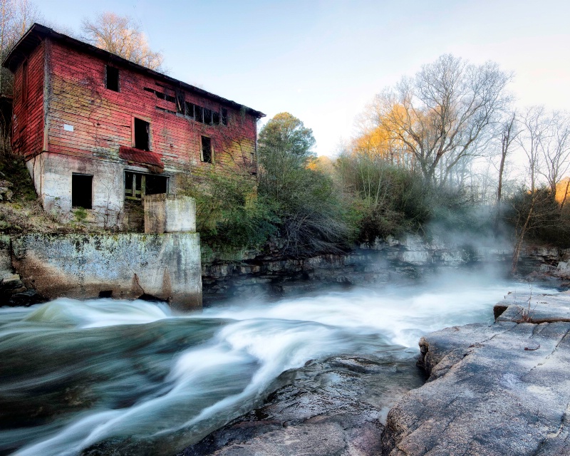 Steamy Morning at Red Mill