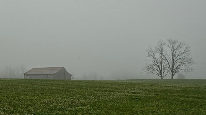 Distant Barn