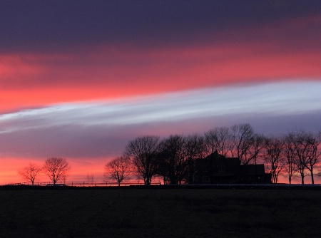 Farmhouse Sunset