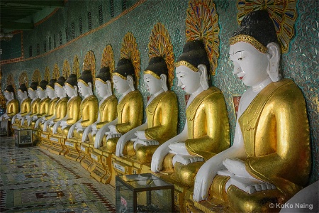 45 Buddha Images in the cave Pagoda