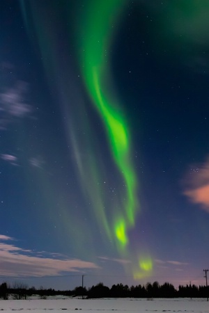 Springtime Aurora Borealis