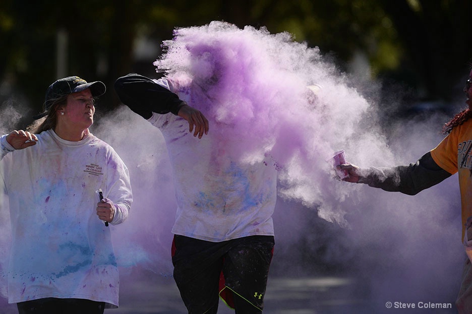 Color Run splash