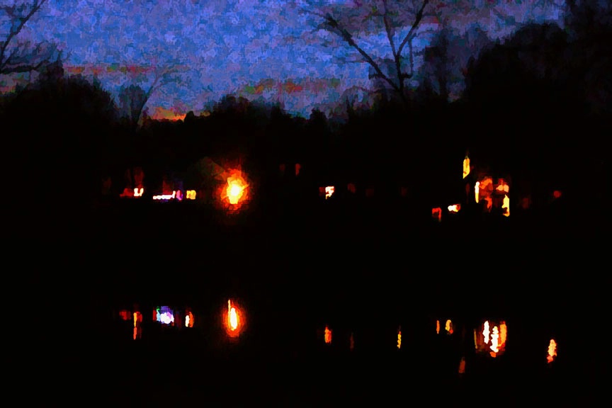 Houses Reflected in Water 8