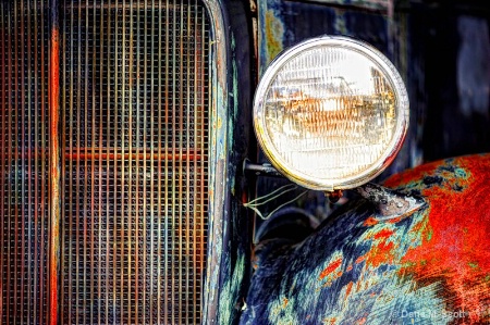 Old Ford Headlight