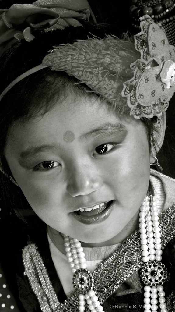 A Cute Bhutanese Girl