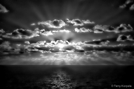 Hawaiian Sunrise b/w