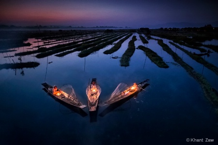 Inle lake morning