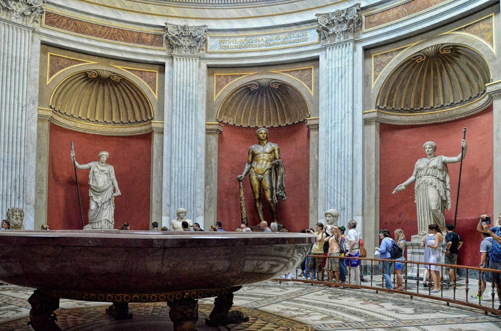 In the Vatican Museums