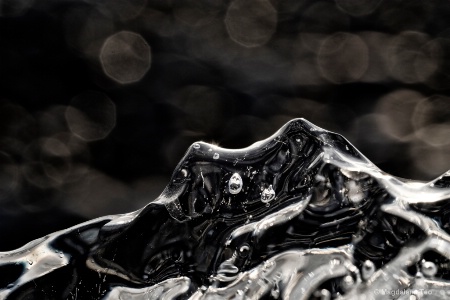 Close up of a Glacier at the Ice Beach, Iceland