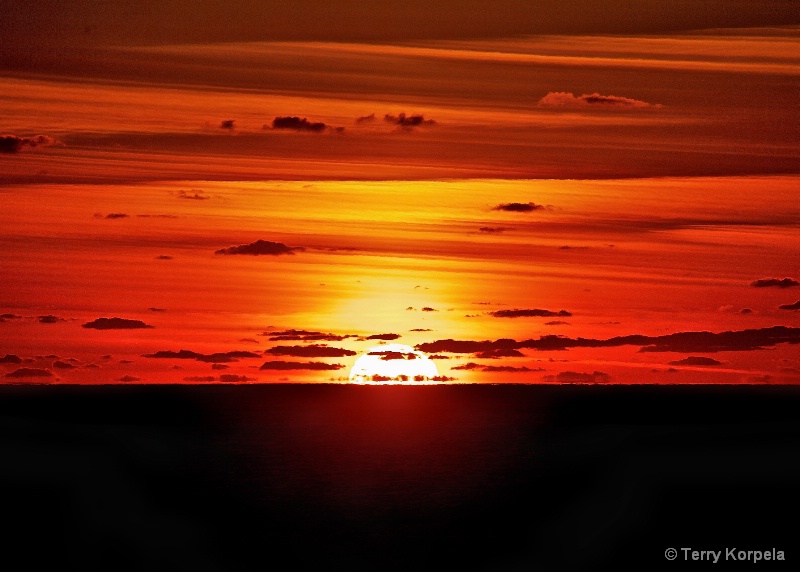 Caribbean Sunset - ID: 15117211 © Terry Korpela