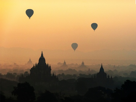 Ballons over Bagan