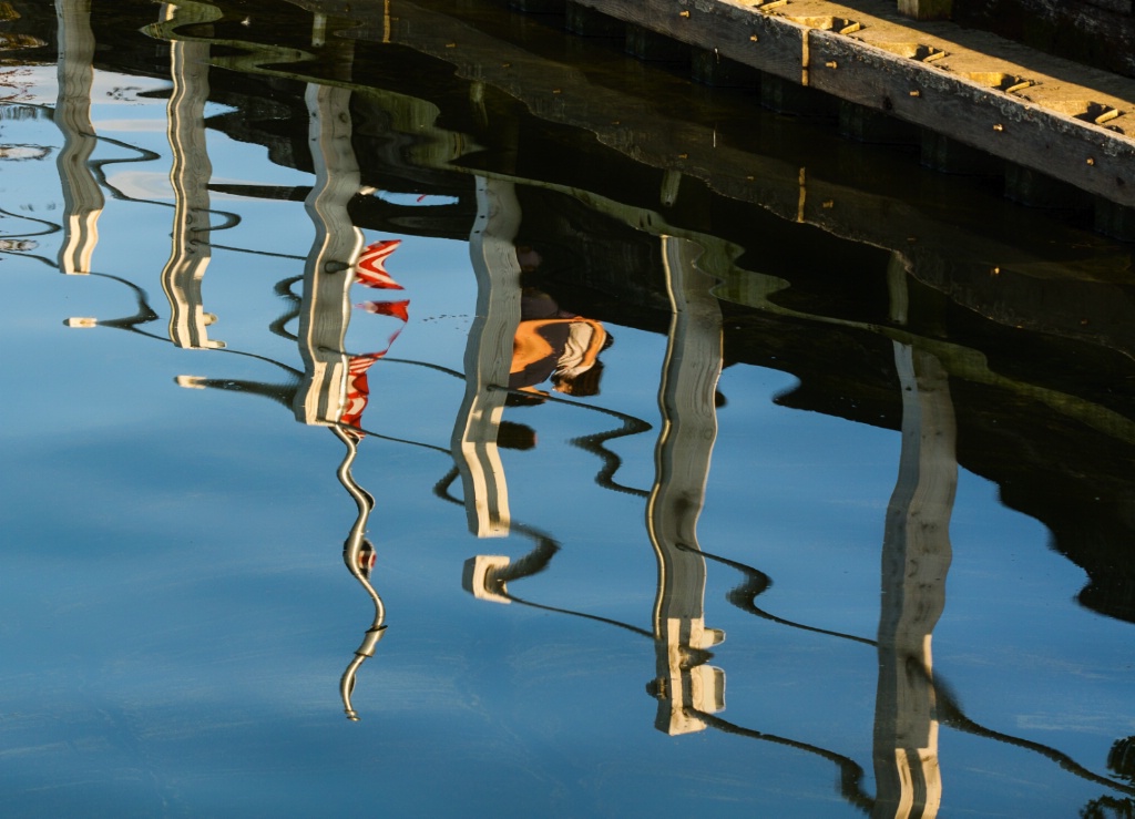 Reflection of a deck