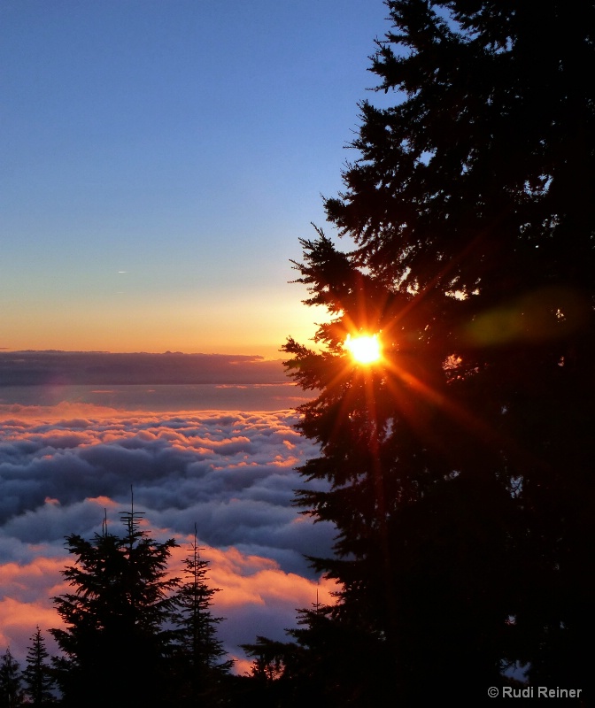 End of the day, Grouse Mountian BC