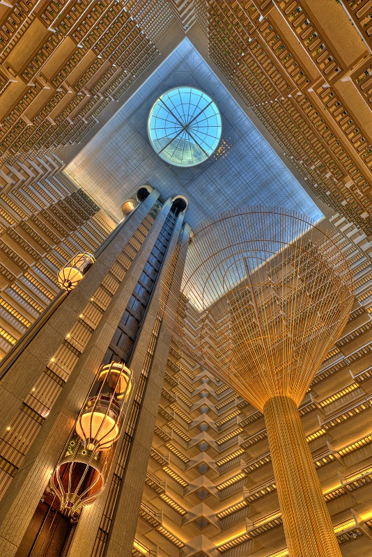 Looking Up at the Hyatt