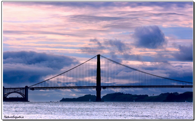 ~ Sunset at the Golden Gate Bridge ~