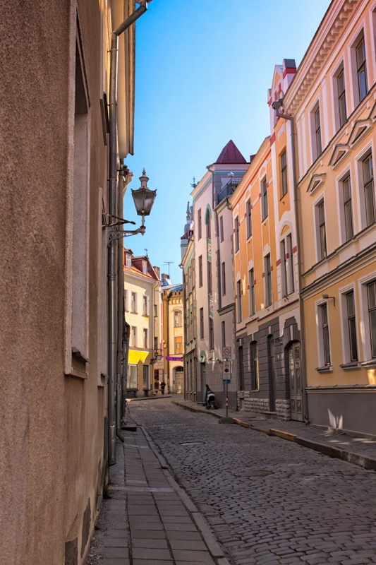 Narrow Street In Tallinn