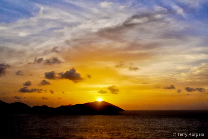 Caribbean Sunset - ID: 15128769 © Terry Korpela