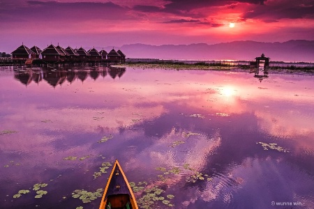 sunrise Inlay lake