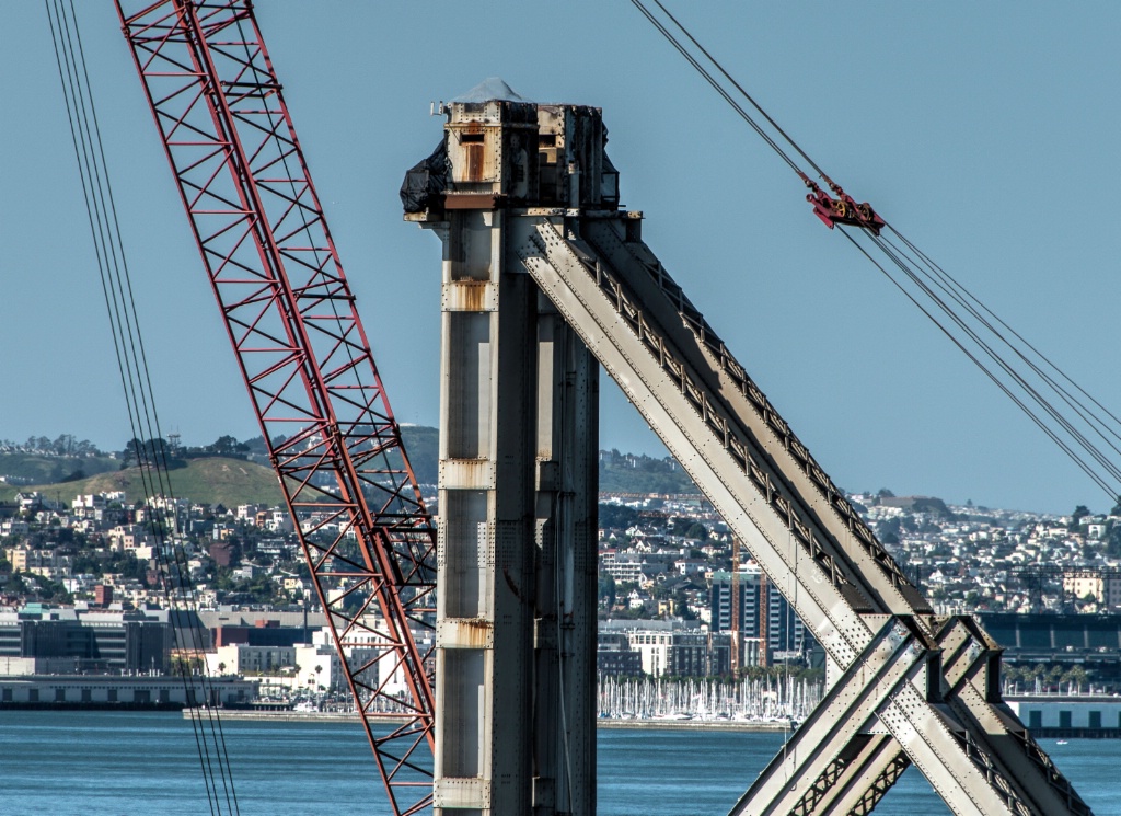 Disassembly of the Old Bay Bridge
