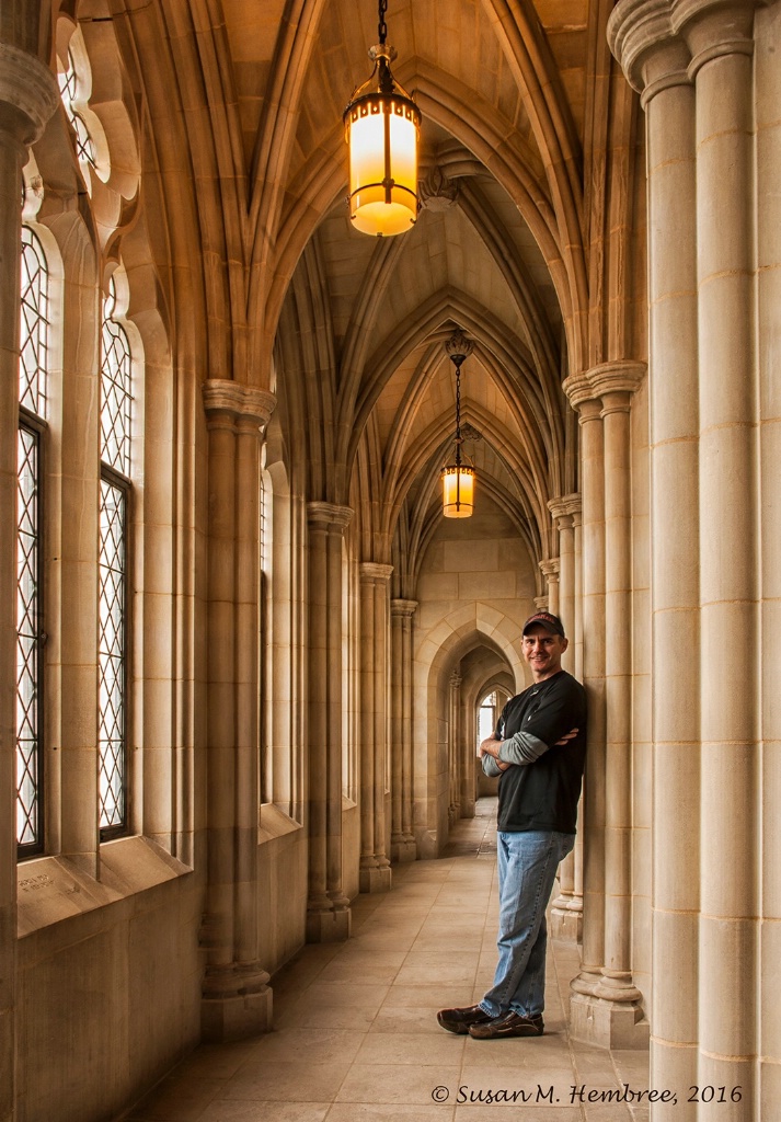 My Brother at the National Cathedral