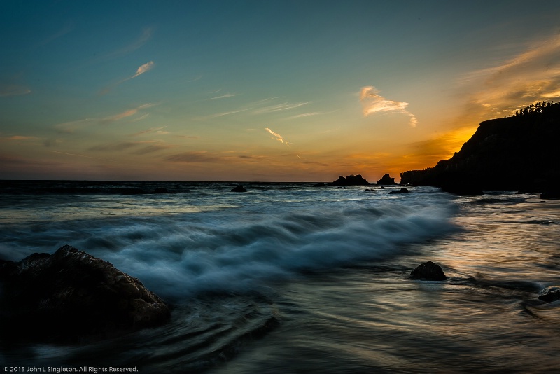 Sunset at Matador Beach - ID: 15137372 © John Singleton