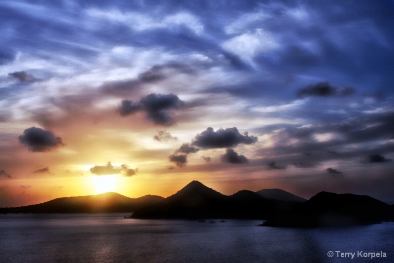 Caribbean Sunrise - ID: 15140054 © Terry Korpela