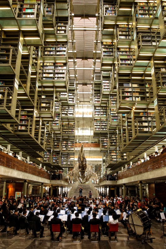 Concerto - The Vasconcelos library, Mexico City